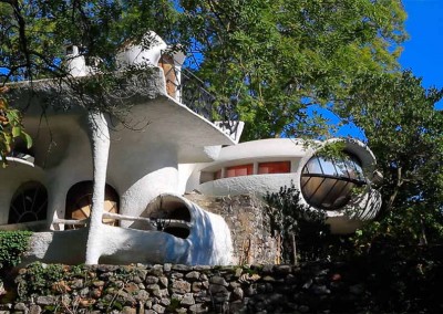 maison bulle de minzier architecture organique en voile de béton