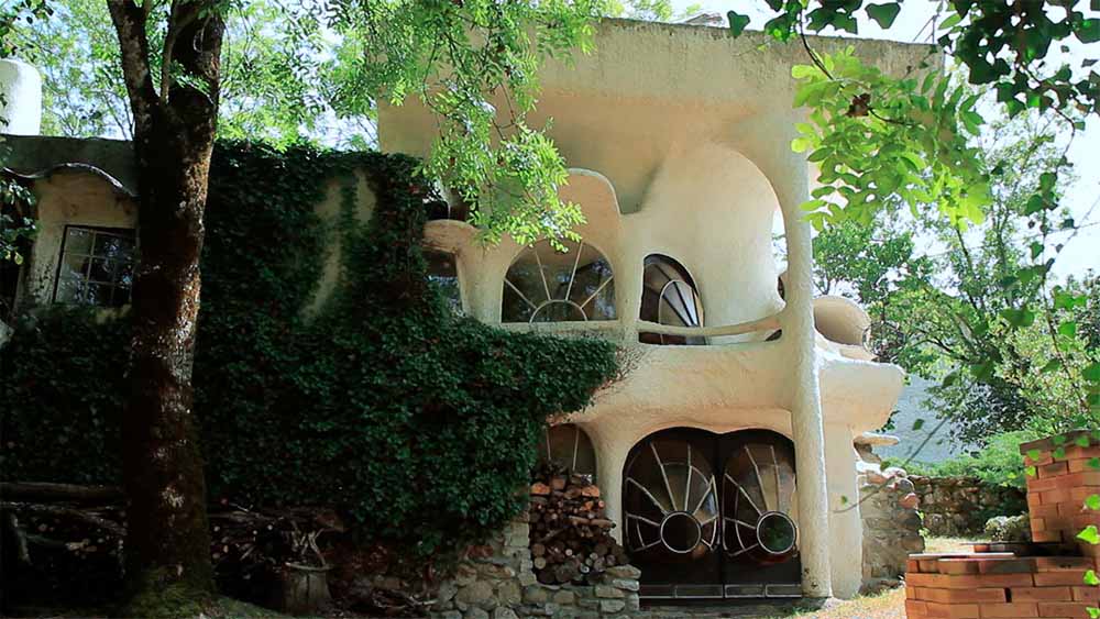 maison bulle de minzier architecture organique en voile de béton